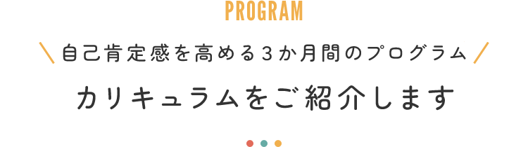 カリキュラムをご紹介します